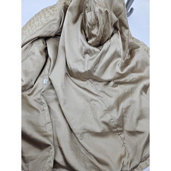 VTG 80s In Transit New York Suede Blazer Womens L Oversized Animal Print Pockets - Picture 7 of 9